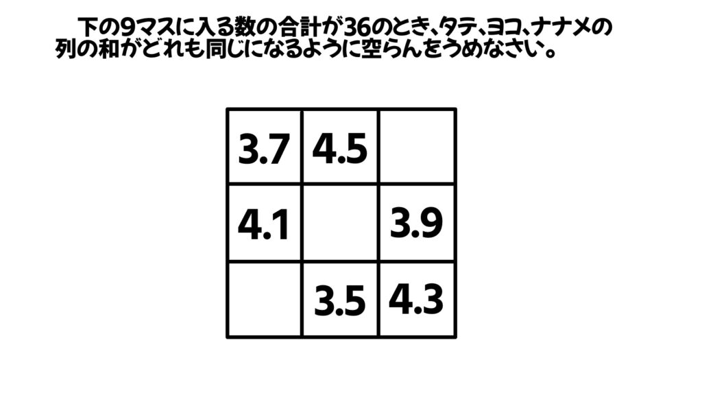 算数のおもしろい問題の画像