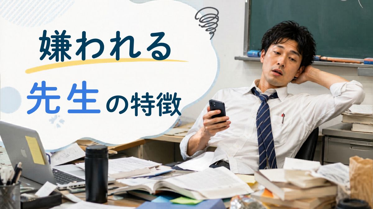 生徒に嫌われる先生の特徴