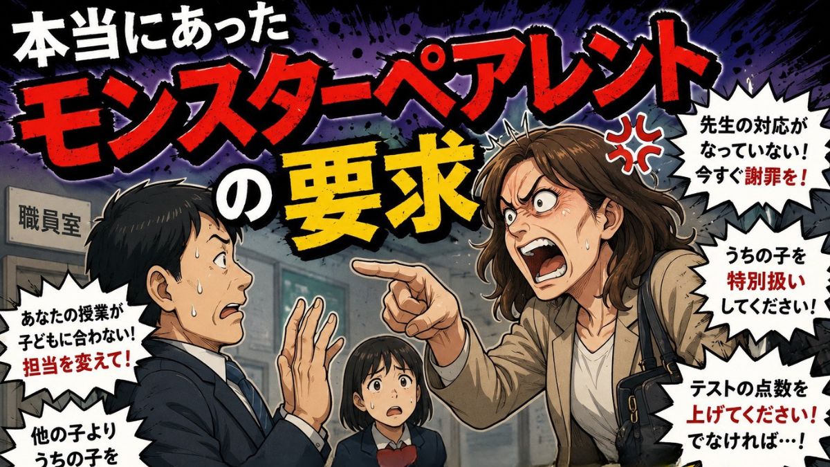 本当にあったモンスターペアレントの要求