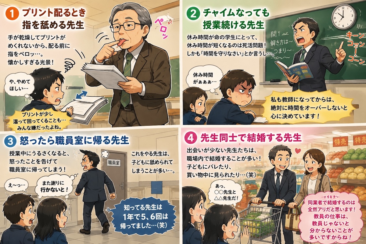 懐かしのあんな先生、こんな先生