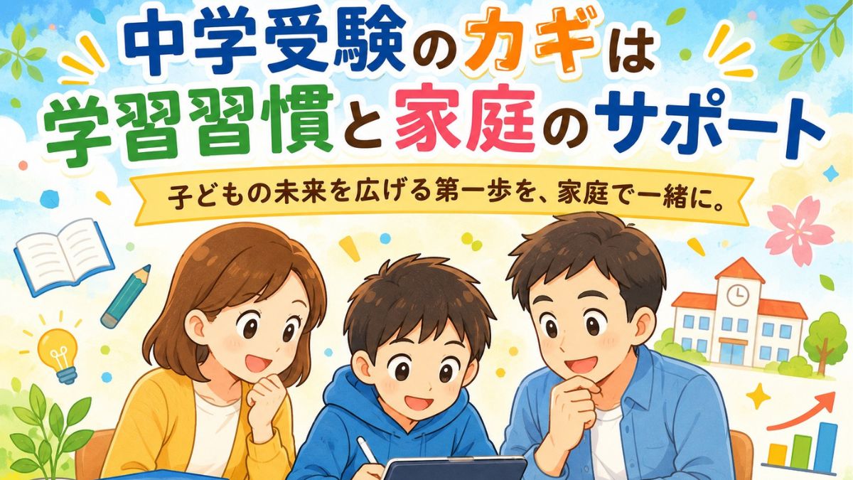 中学受験の鍵は学習習慣と家庭のサポート