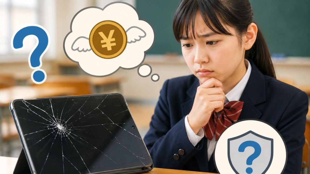 学校のタブレットを壊したらいくらかかる?