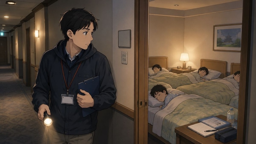先生は修学旅行の夜何してるの？