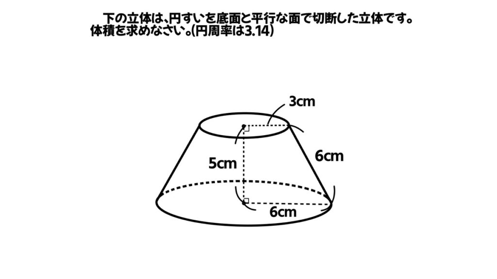 数学の体積を求める問題