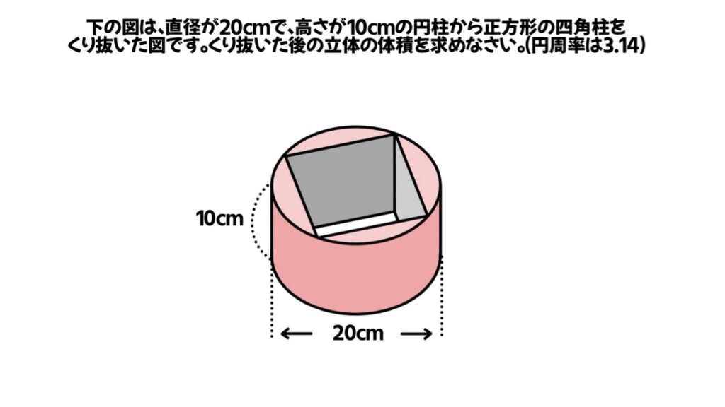 数学の体積を求める問題