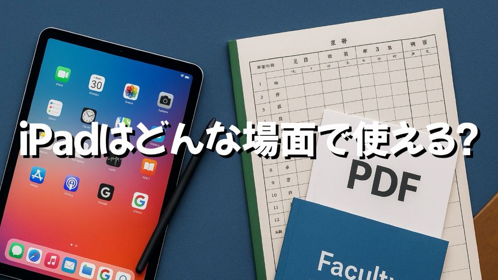 学校の先生におすすめのiPadを解説