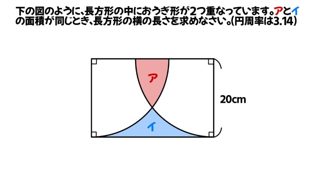 円周率を使った算数の問題