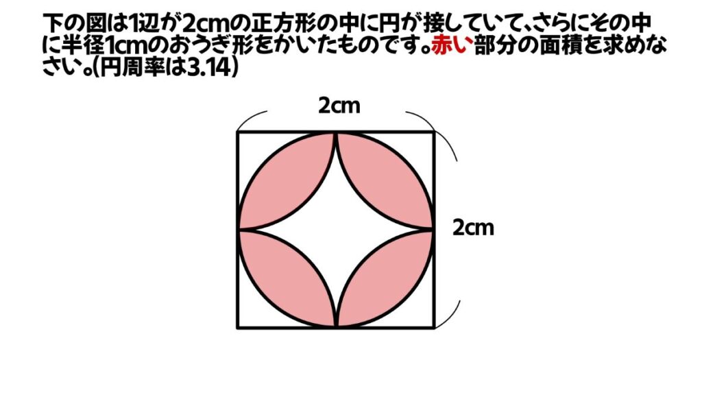 円周率を使った算数の問題