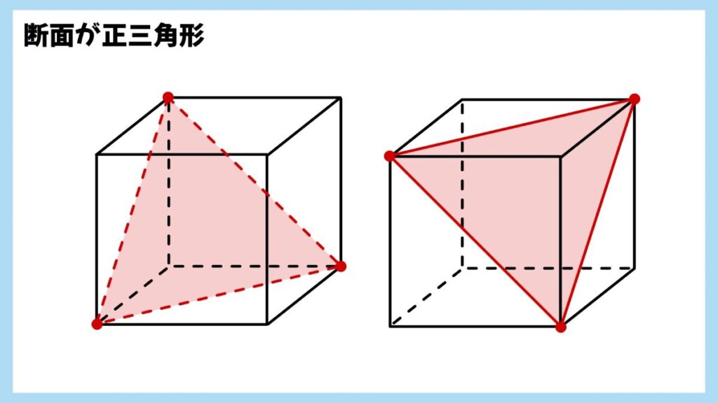 立方体の断面図の画像