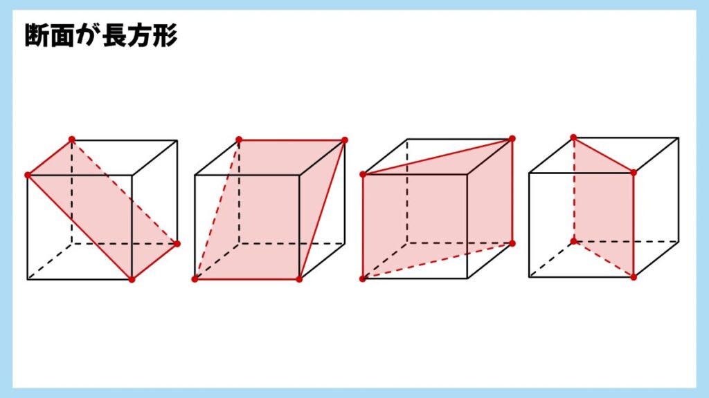 立方体の断面図の画像