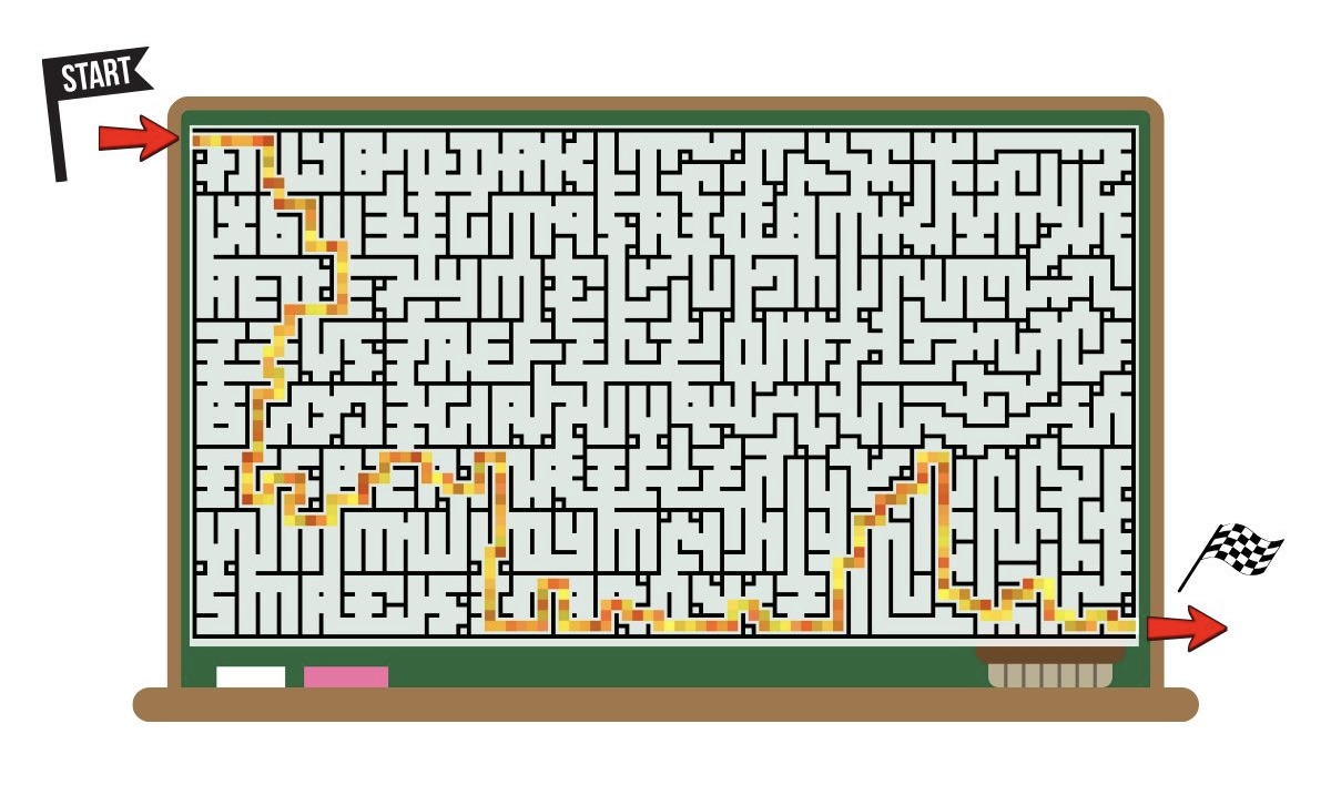 小学生向け迷路の問題