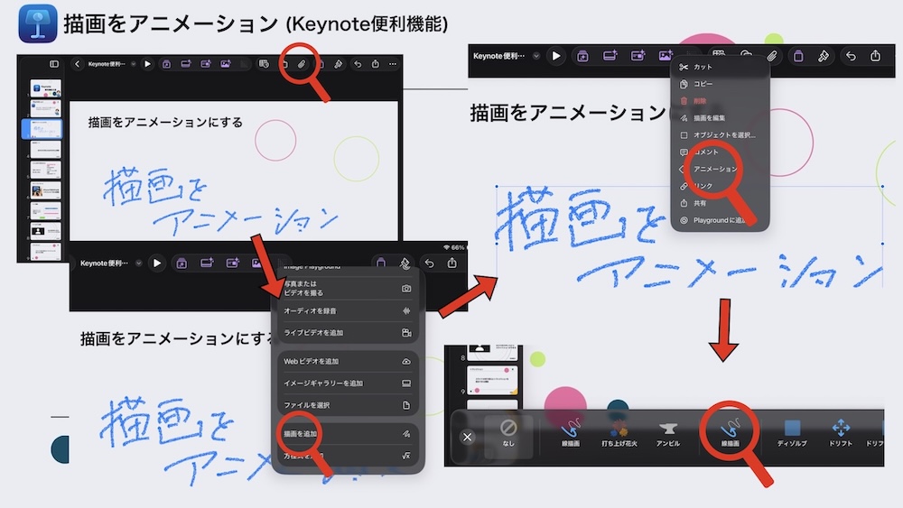 Keynoteの便利機能紹介の画像
