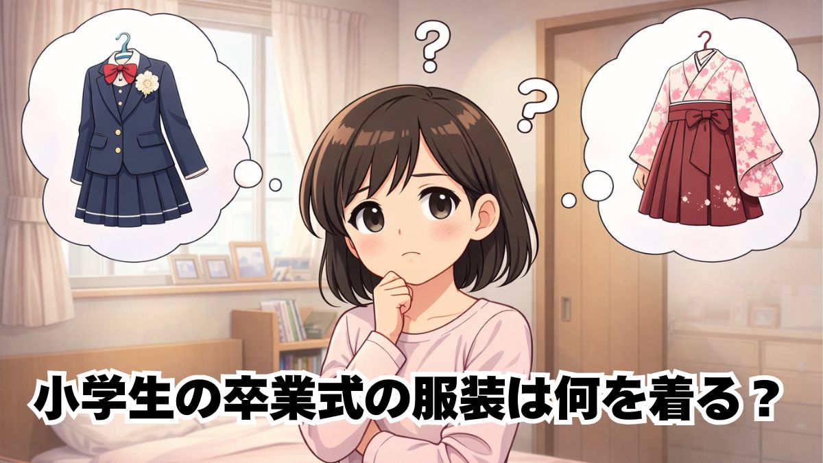 小学生の卒業式の服装は何を着る?