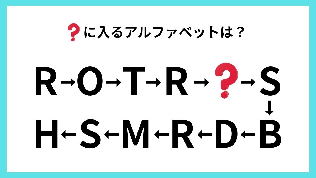 アルファベットクイズの画像