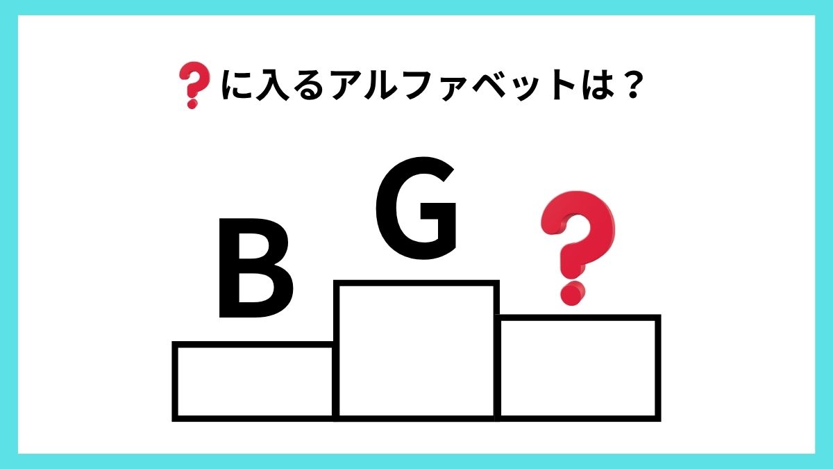 アルファベットクイズの画像
