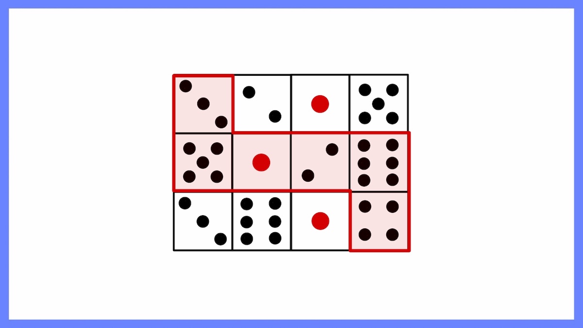 どう切り取るとサイコロになる？