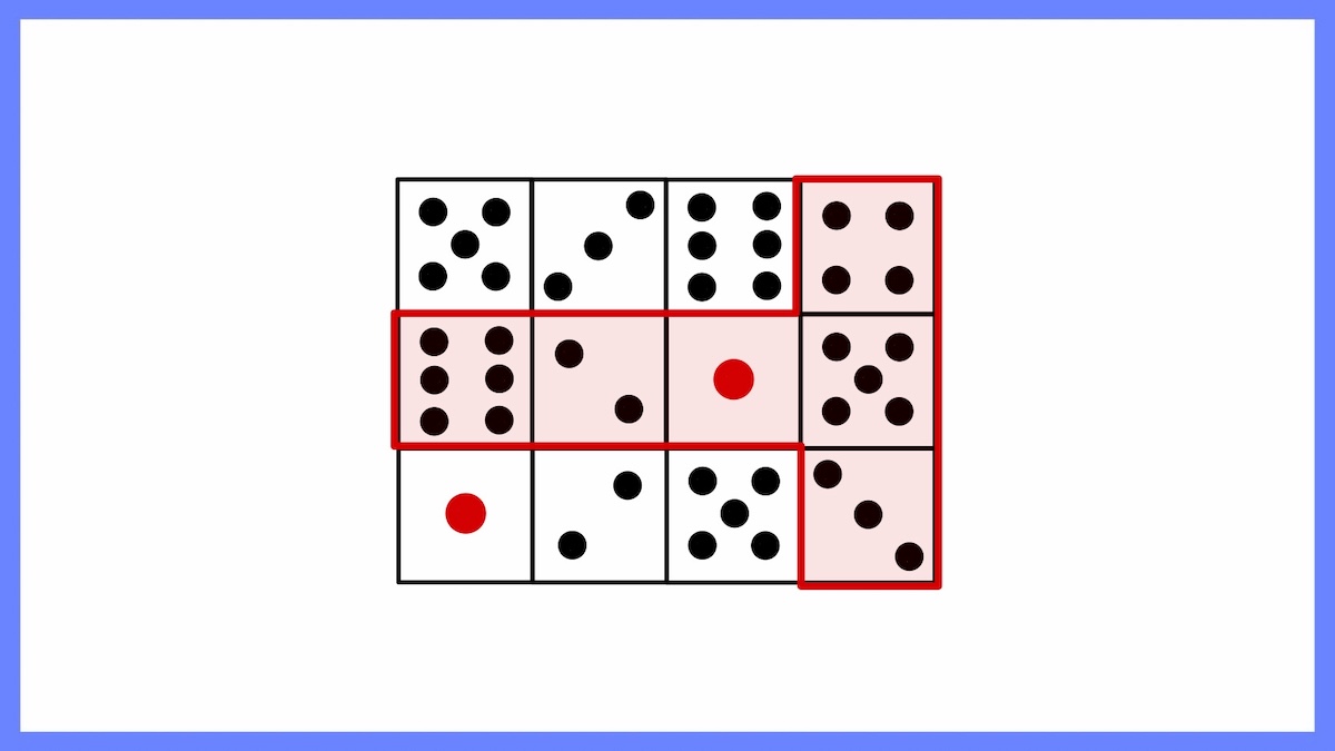 どう切り取るとサイコロになる？