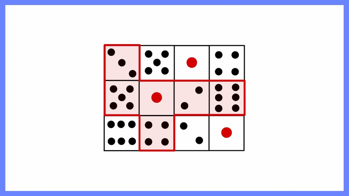 どう切り取るとサイコロになる？