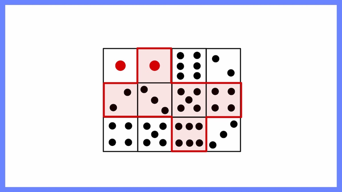 どう切り取るとサイコロになる？