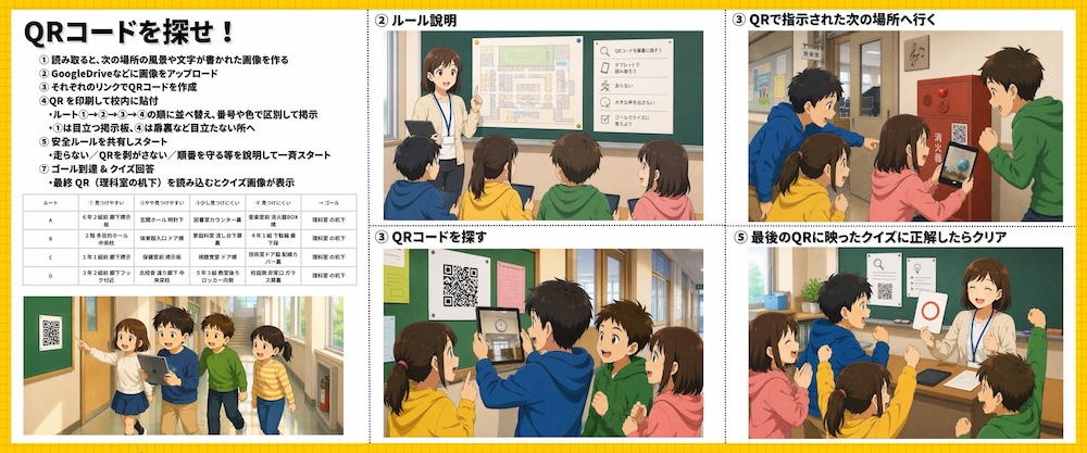 学校のタブレットを使ったICTレク