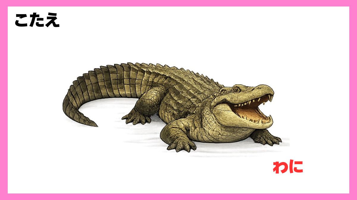 動物シルエットクイズ