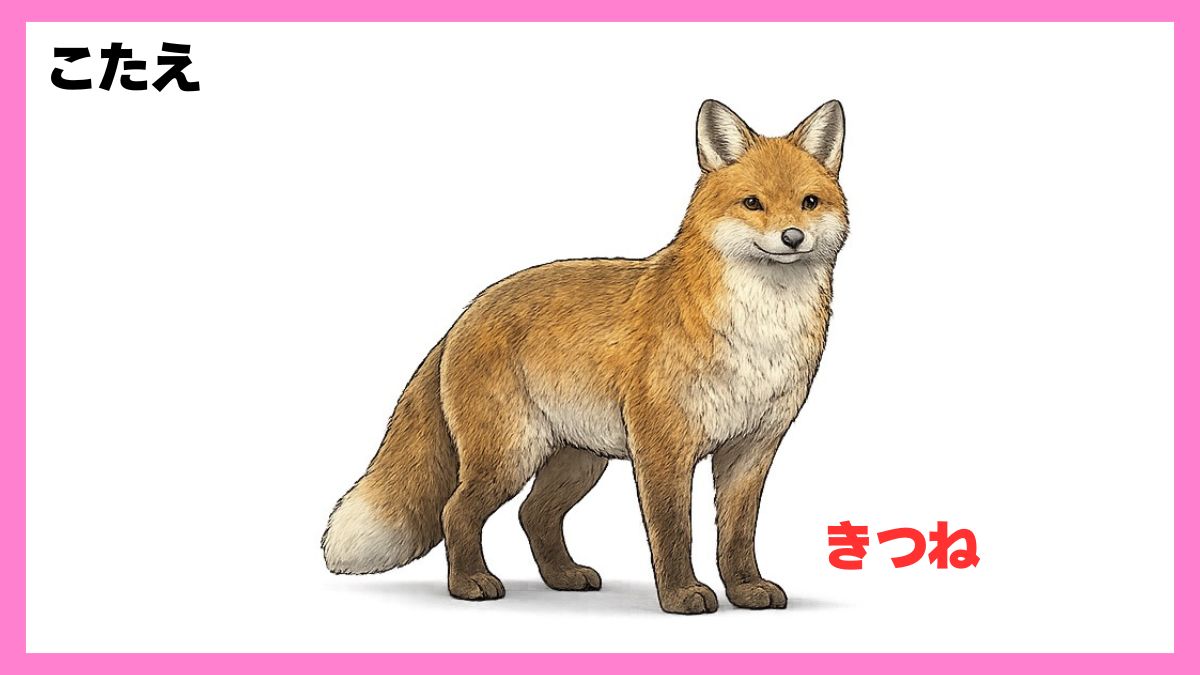 動物シルエットクイズ