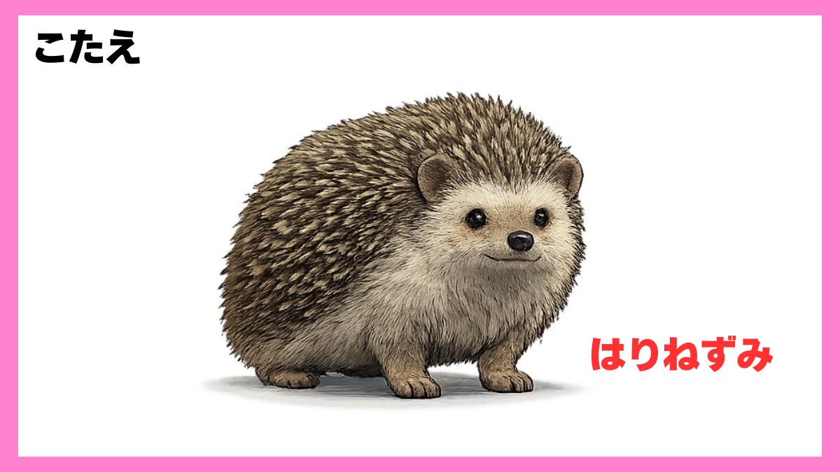 動物シルエットクイズ