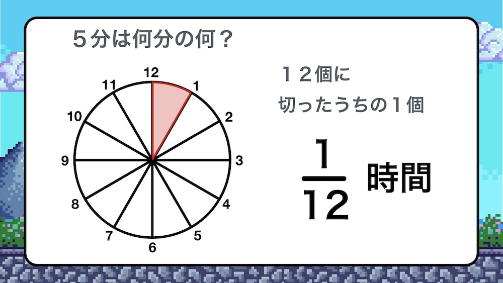 分を時間に直す方法