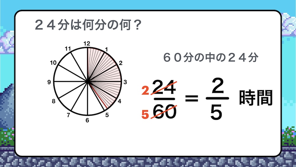 分を時間に直す方法