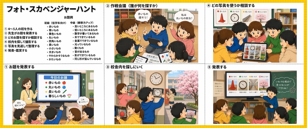 学校のタブレットを使ったICTレク