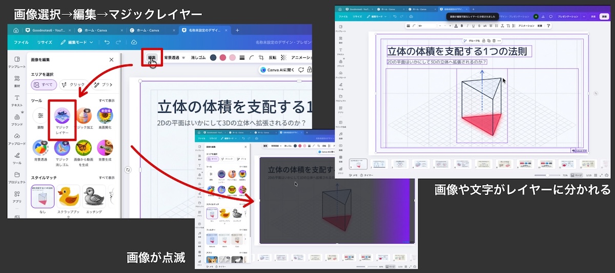 プリント一枚から授業スライドを自動生成