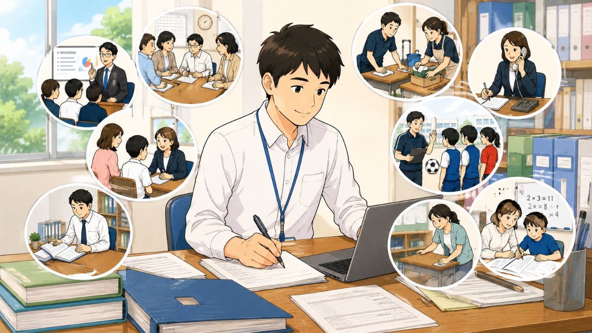 先生は夏休みに何をしている？