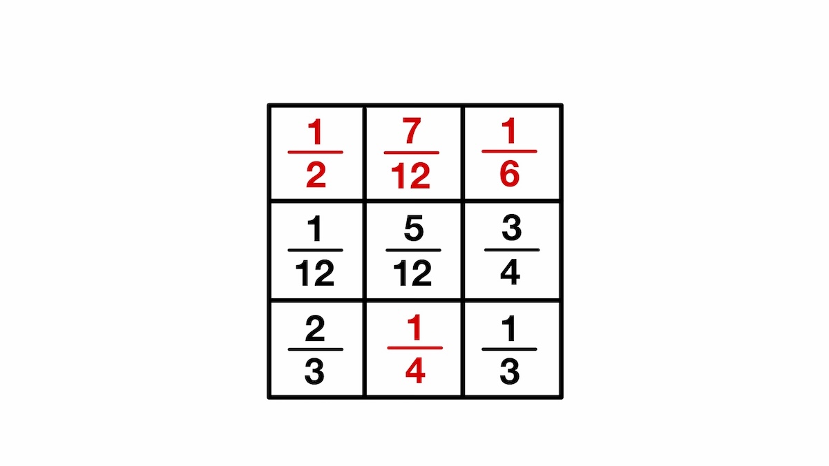 分数の算数クイズ