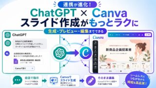 ChatGPTとCanvaの連携でスライド作成がラクに