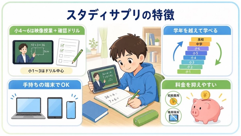 小学生向けオンライン学習教材を徹底比較