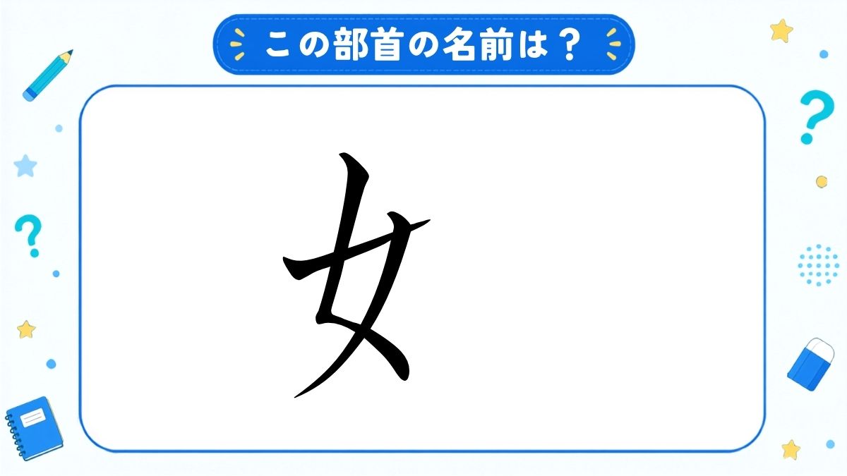 漢字の部首名クイズ