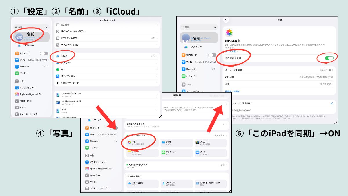 iPadのストレージ不足を解消する方法