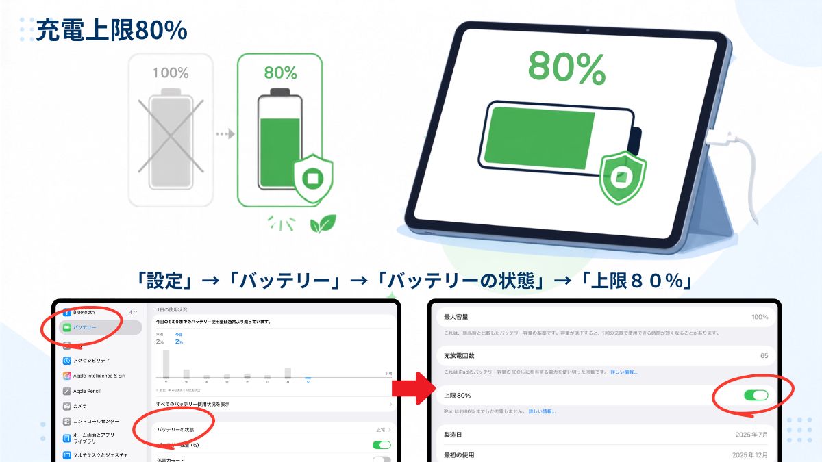 iPadの設定で注意したい7項目