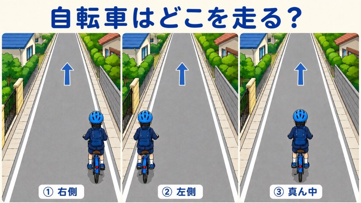 子ども向け自転車安全クイズ
