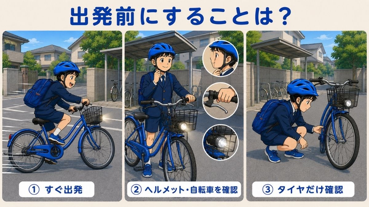 子ども向け自転車安全クイズ