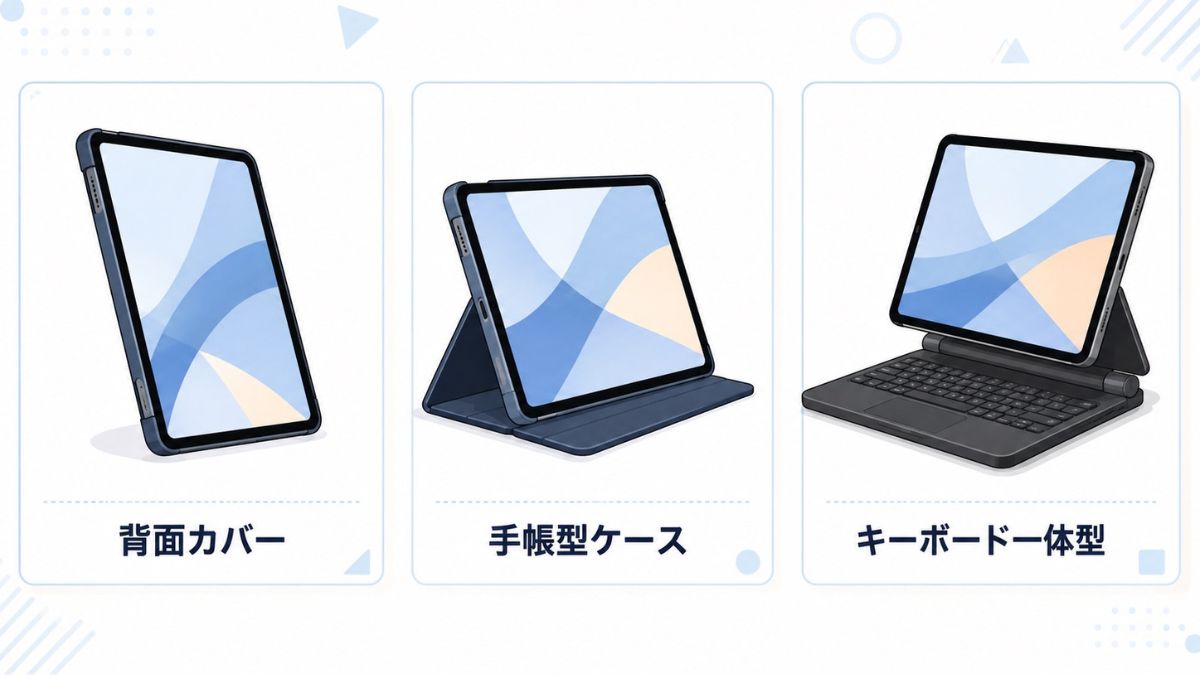 iPadケースはどれが正解?15年間使ってわかった失敗しない選び方