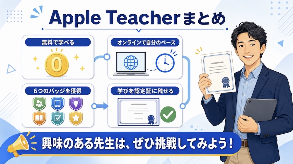 AppleTeacherになろう!メリットと取得までの流れ
