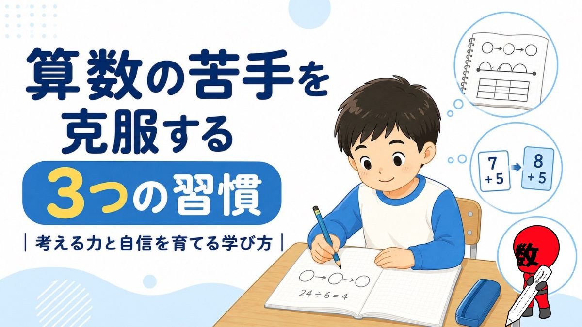 算数の苦手を克服する3つの習慣